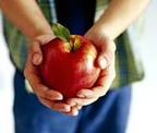 BXP44750 - Boy Holding An Apple